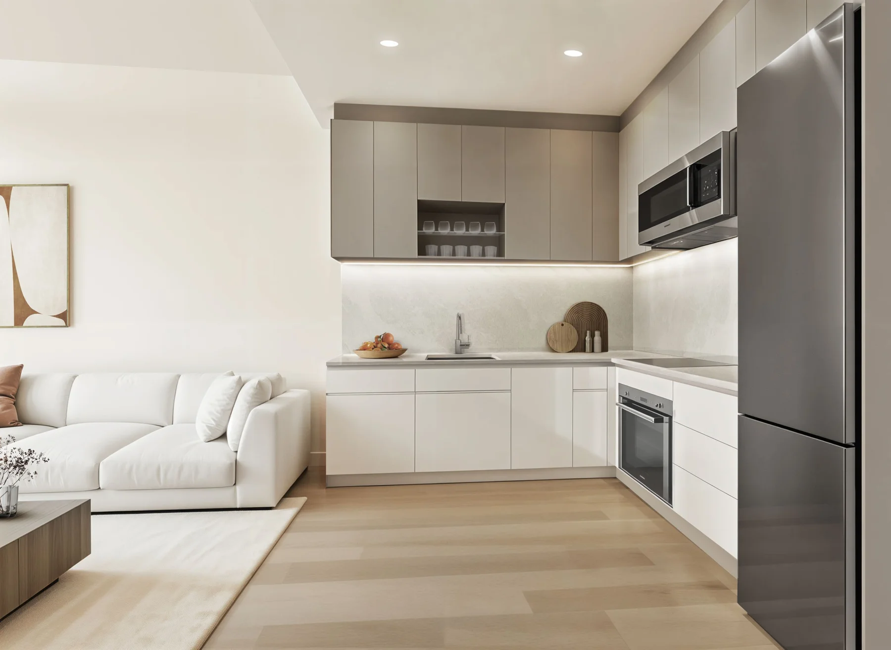 Proposed AVELA kitchen and living space